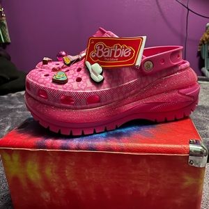 Brand new Barbie platform crocs💓🎀